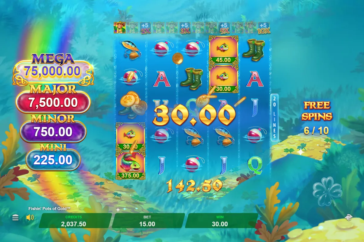 Fishin' Pots Of Gold demo